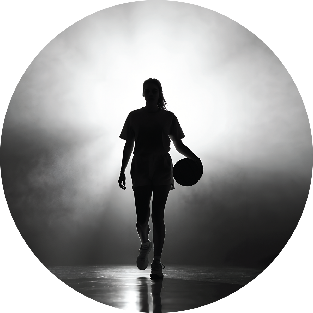 Female Basketball Silhouette
