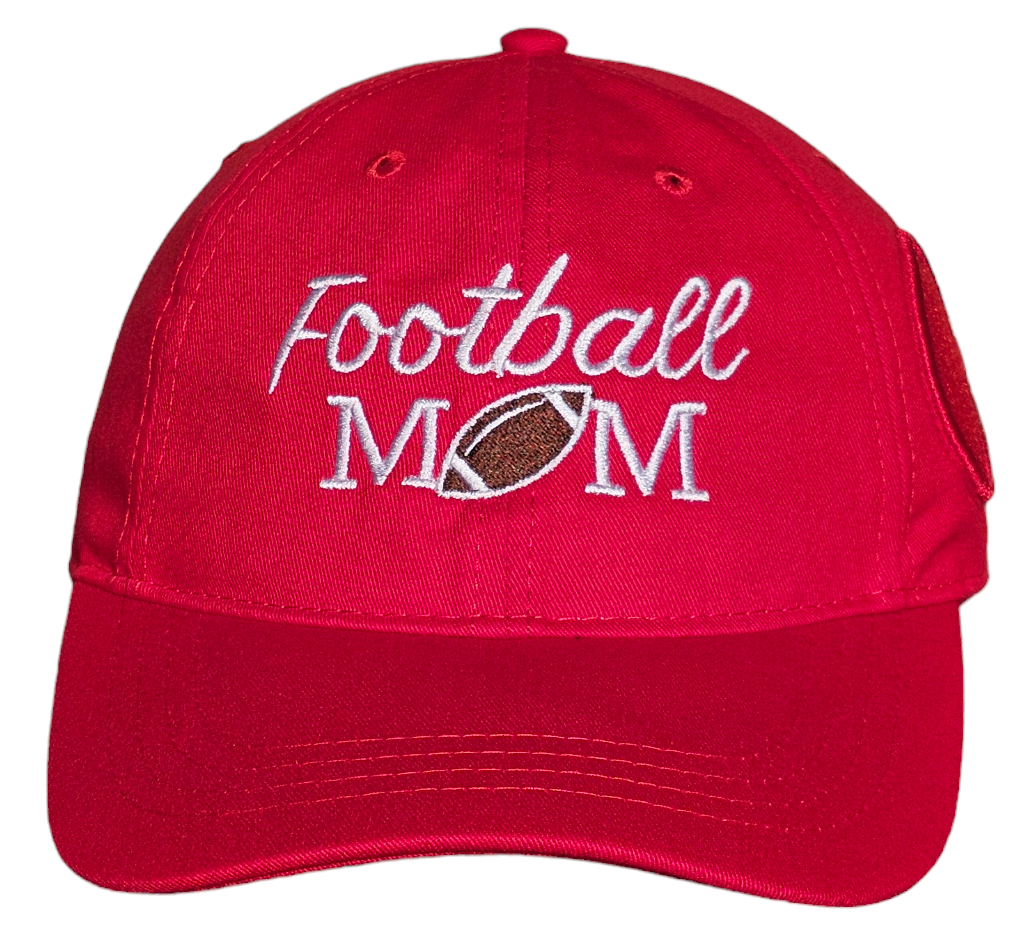 "FOOTBALL MOM" cap with personalized Tell