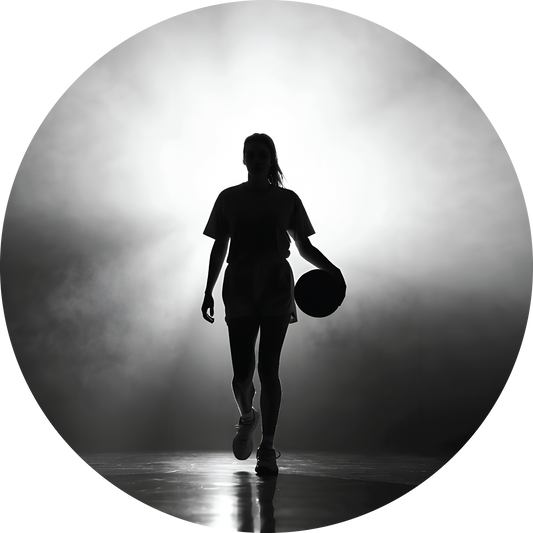 Female Basketball Silhouette