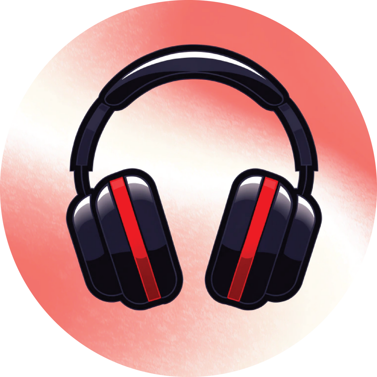 Red Headphones